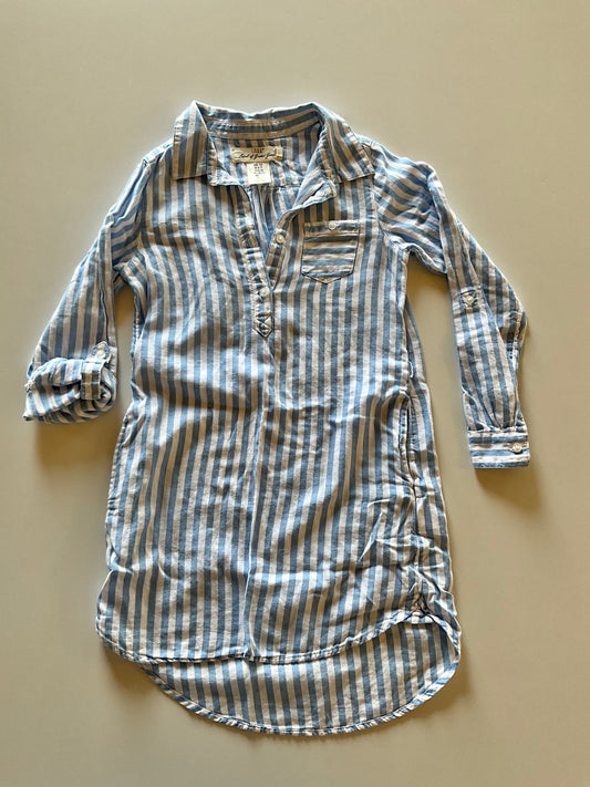 Blue & White Striped Tunic