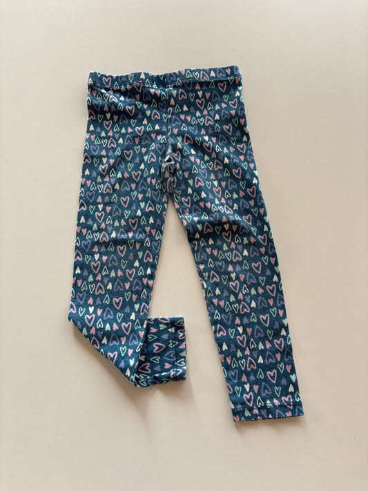 Blue Heart Leggings