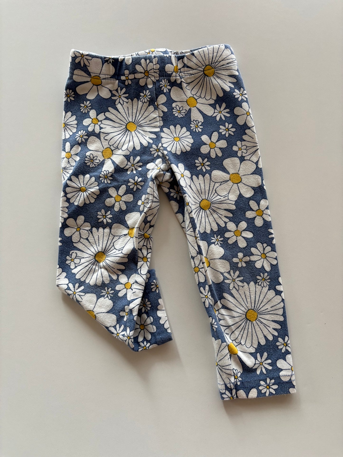 Blue Daisy Leggings