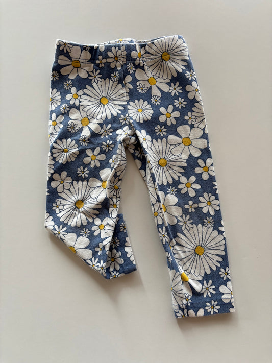Blue Daisy Leggings