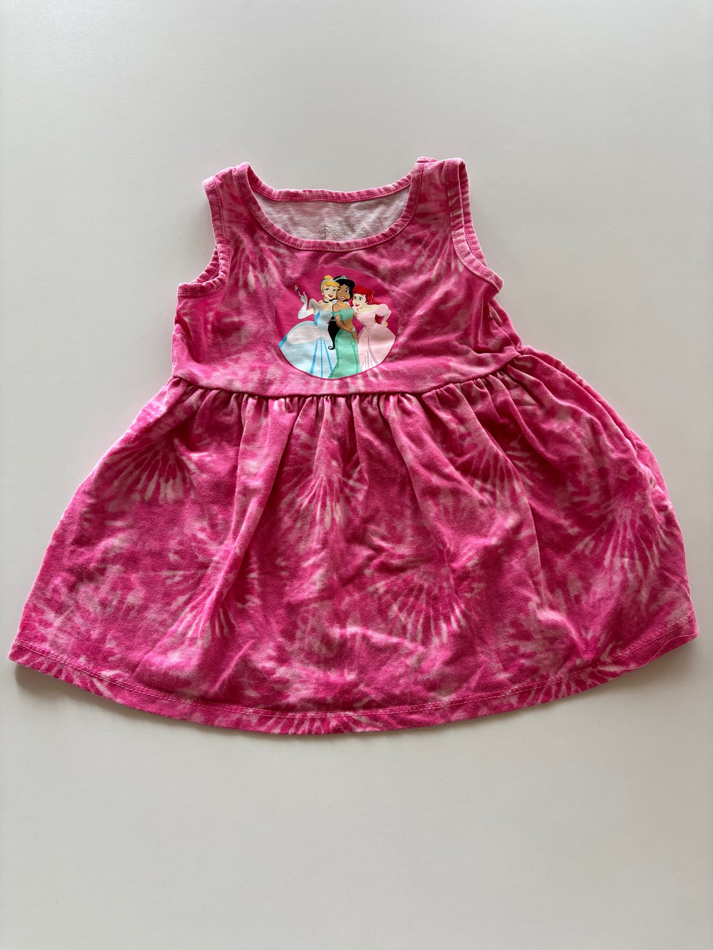 Pink Tie Dye Disney Princess Dress