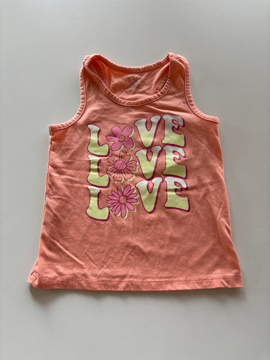 Orange Love Tank