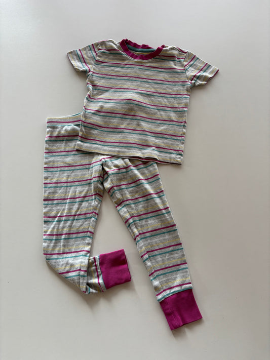 2pc Striped Pajamas