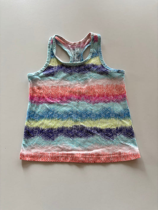 Rainbow Striped Patterned Tank