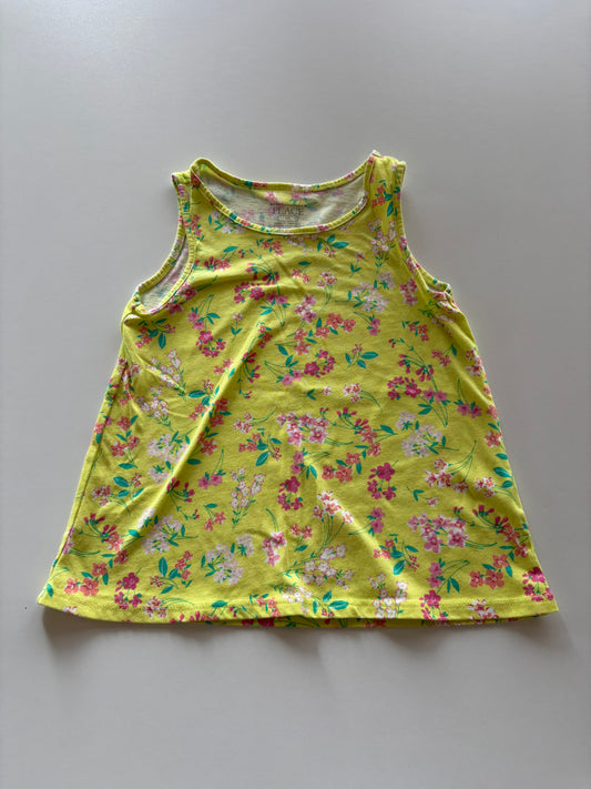 Yellow Floral Tank