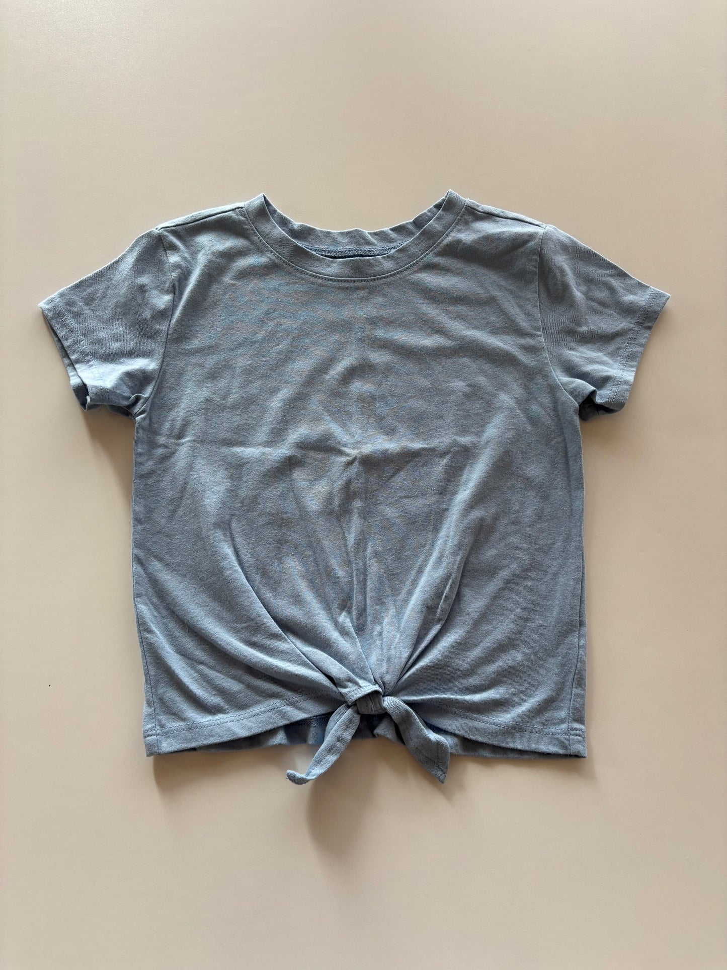 Light Blue Knotted Tee