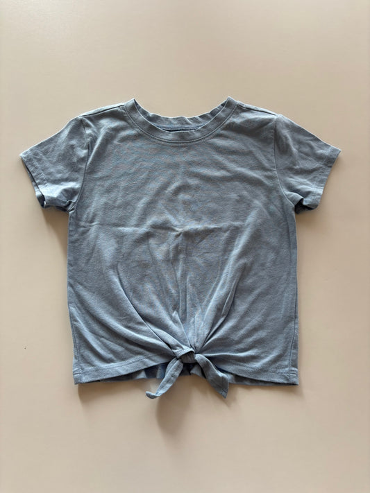 Light Blue Knotted Tee