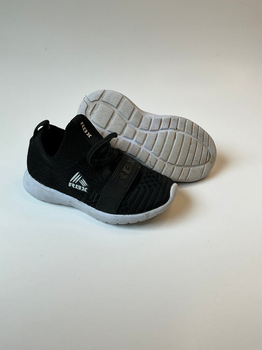 Black Slide On Runners - size 7