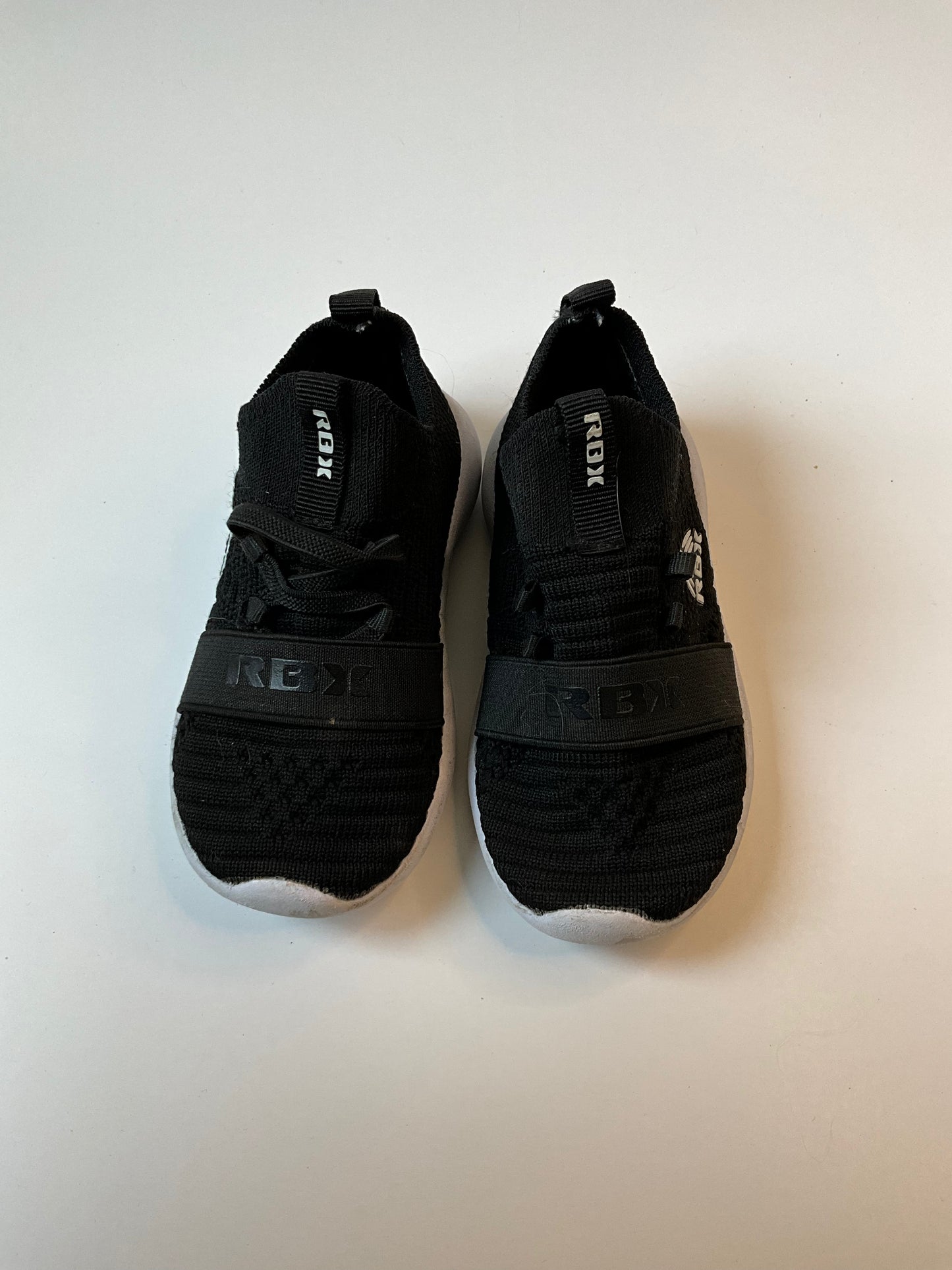 Black Slide On Runners - size 7