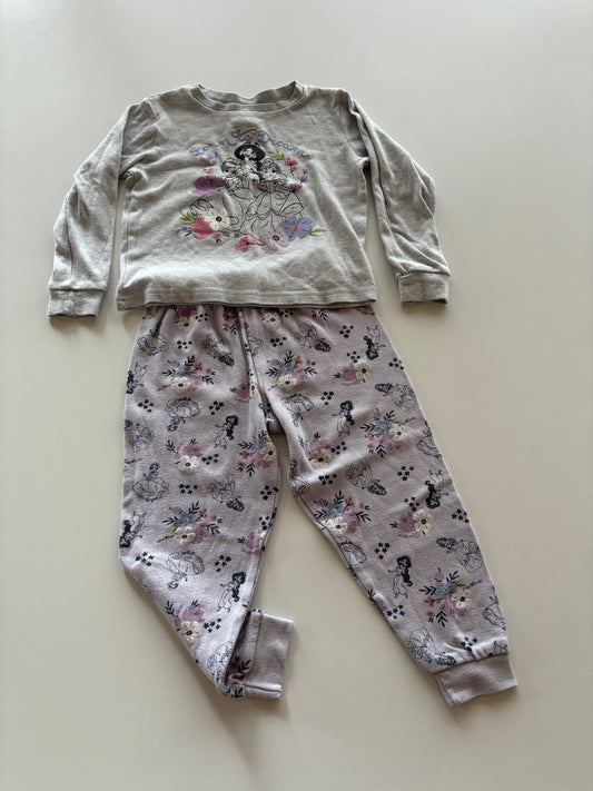 2pc Purple & Grey Princess Pajamas