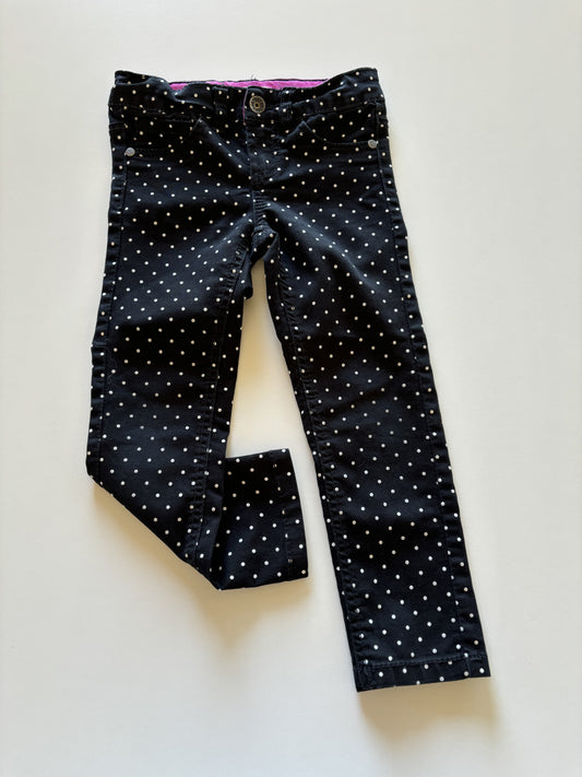 Black and White Polka Dot Pants