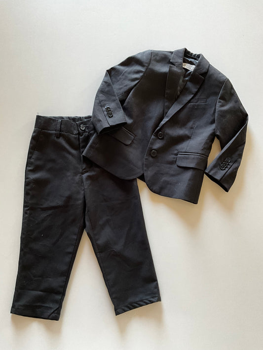 2pc Black Suit