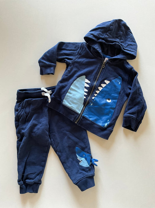 2pc Shark Leisure Suit