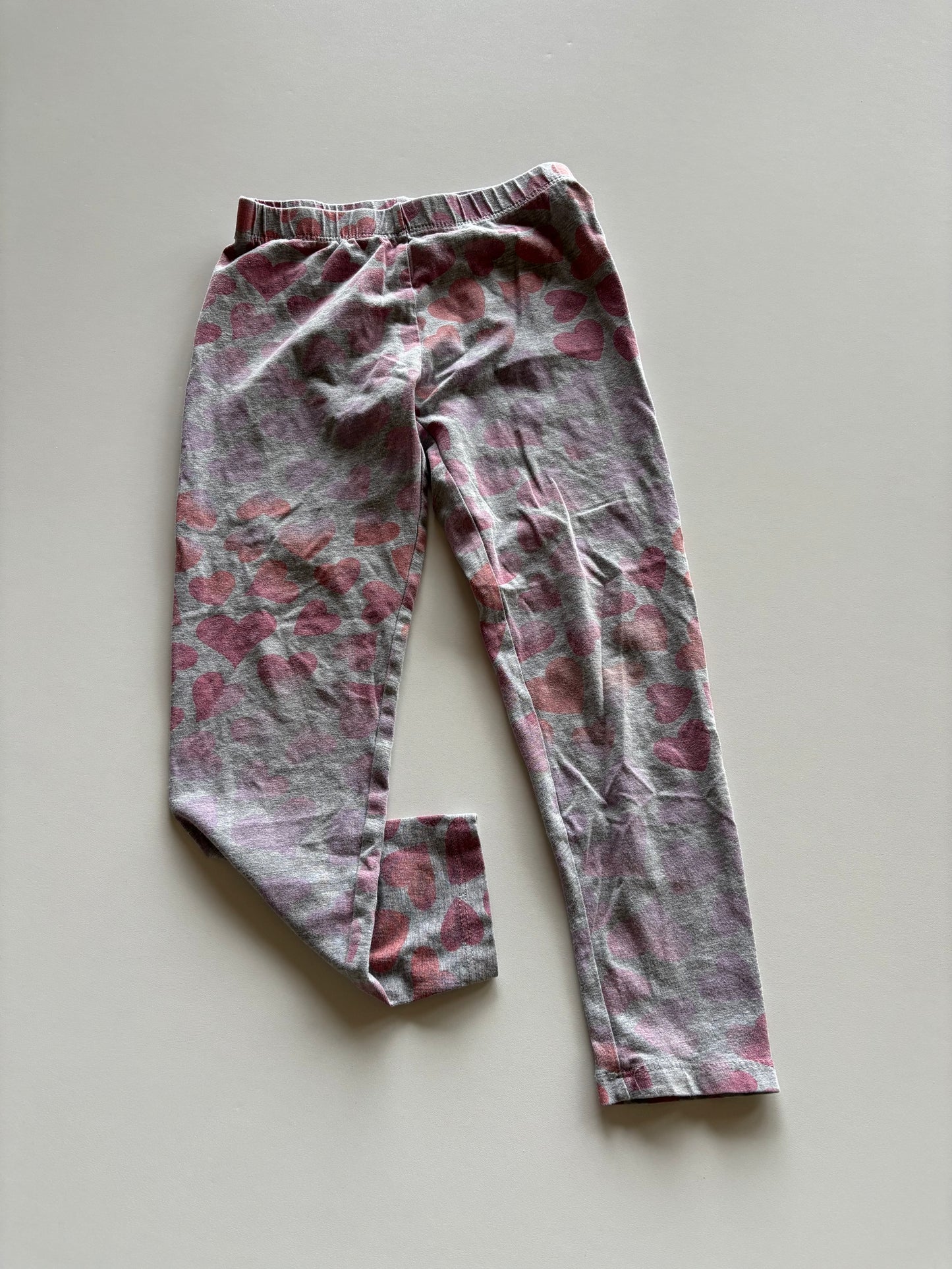 Grey Heart Leggings