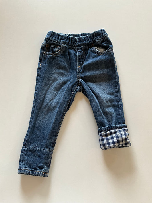 Cuffable Denim Pants