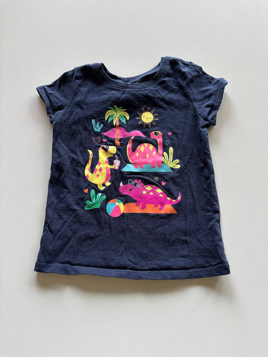 Navy Summer Dinos Tee