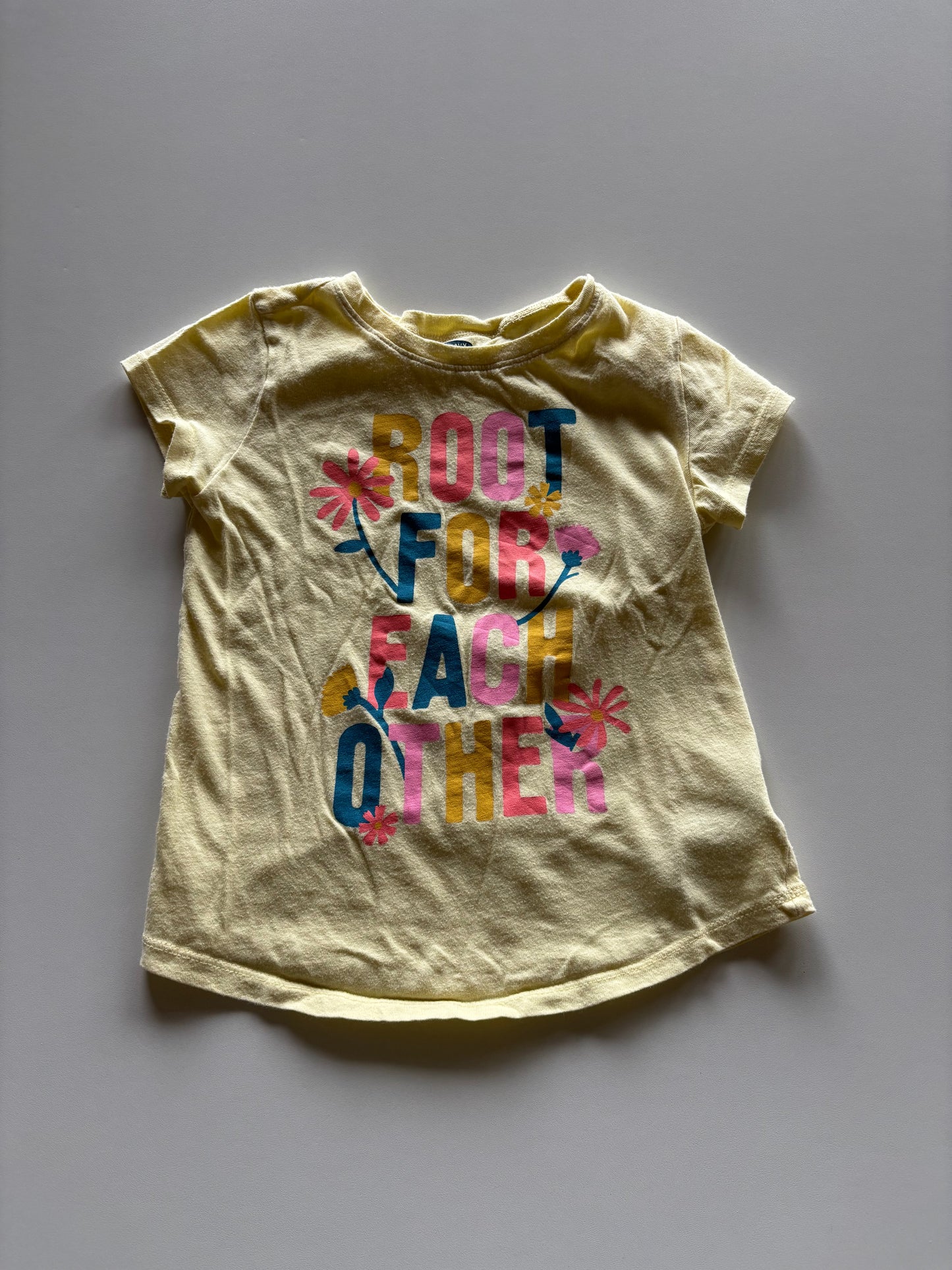 Yellow Root For Each Other Tee