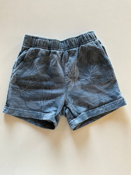Blue Tropical Shorts