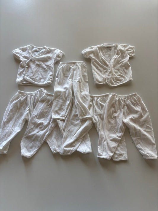 7pc White Mix and Match Set