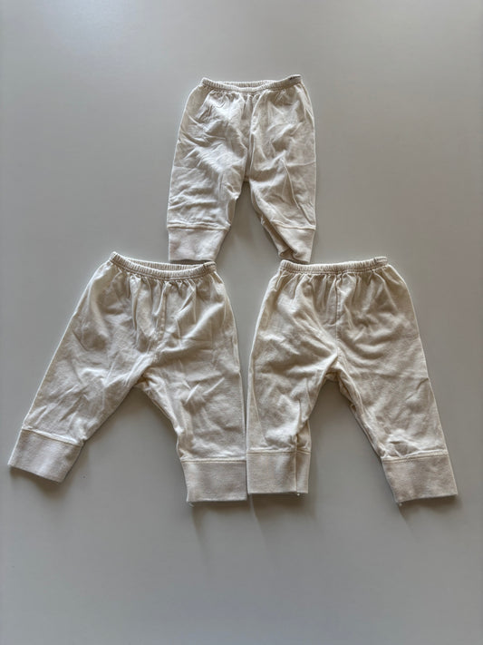 3 Sets Almond Pants