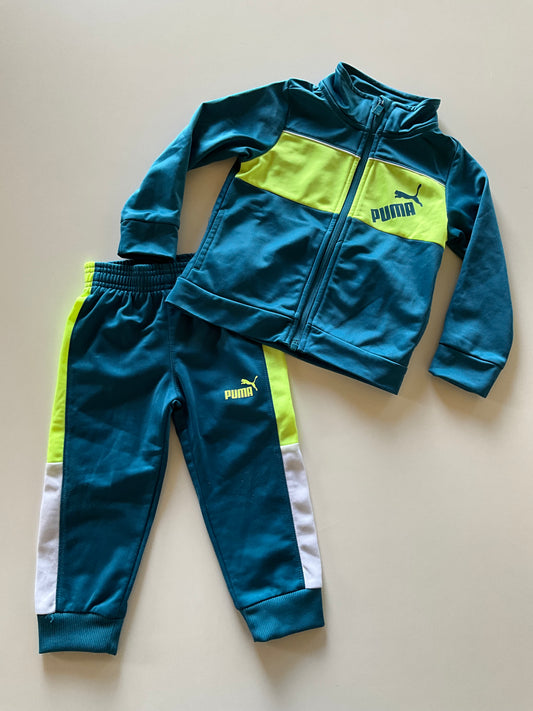 2pc Puma Teal Track Suit