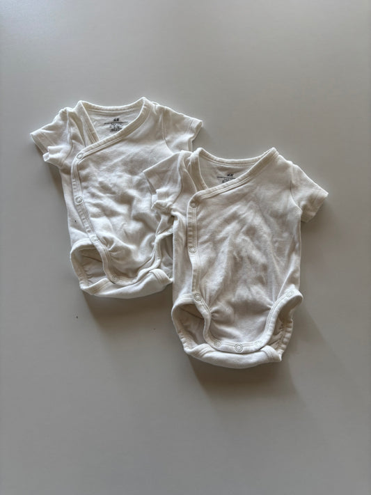 2 White Onesies