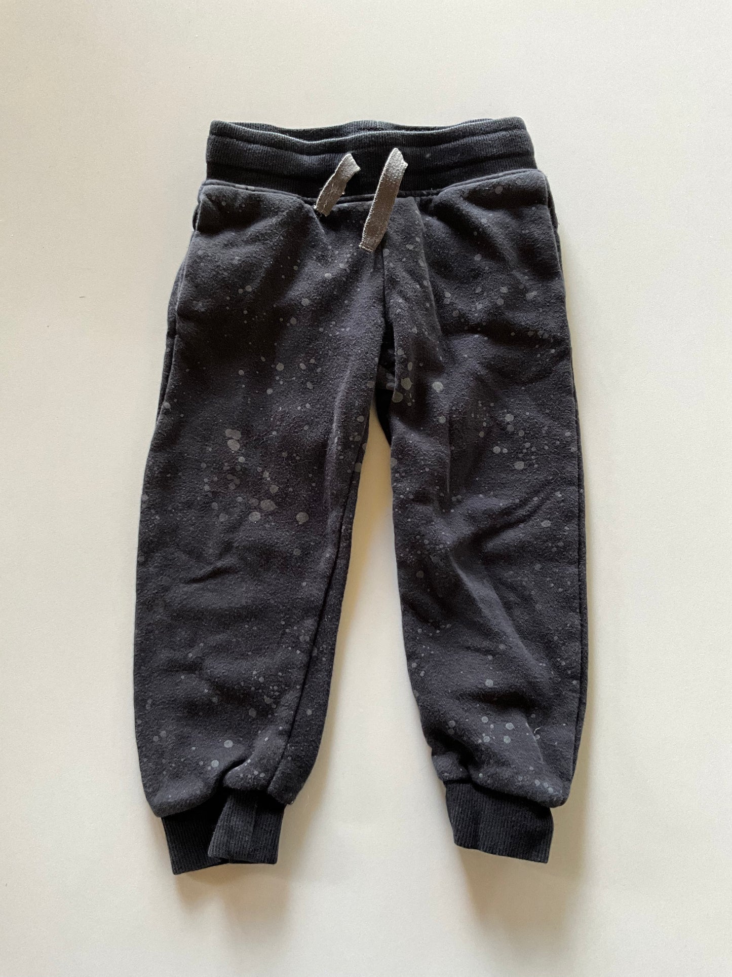 Black Speckled Joggers
