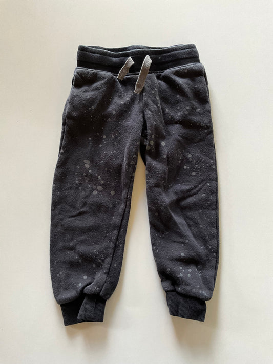 Black Speckled Joggers