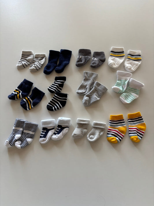 12 Pairs Infant Socks