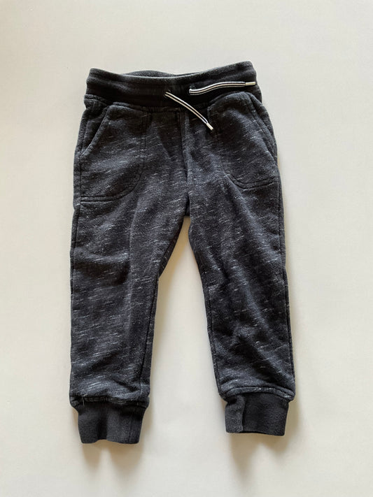 Black Melange Joggers