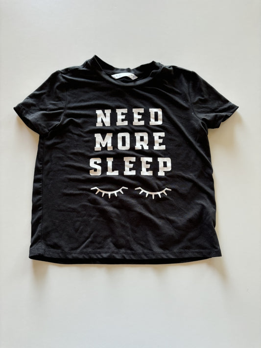 Black Need More Sleep Tee