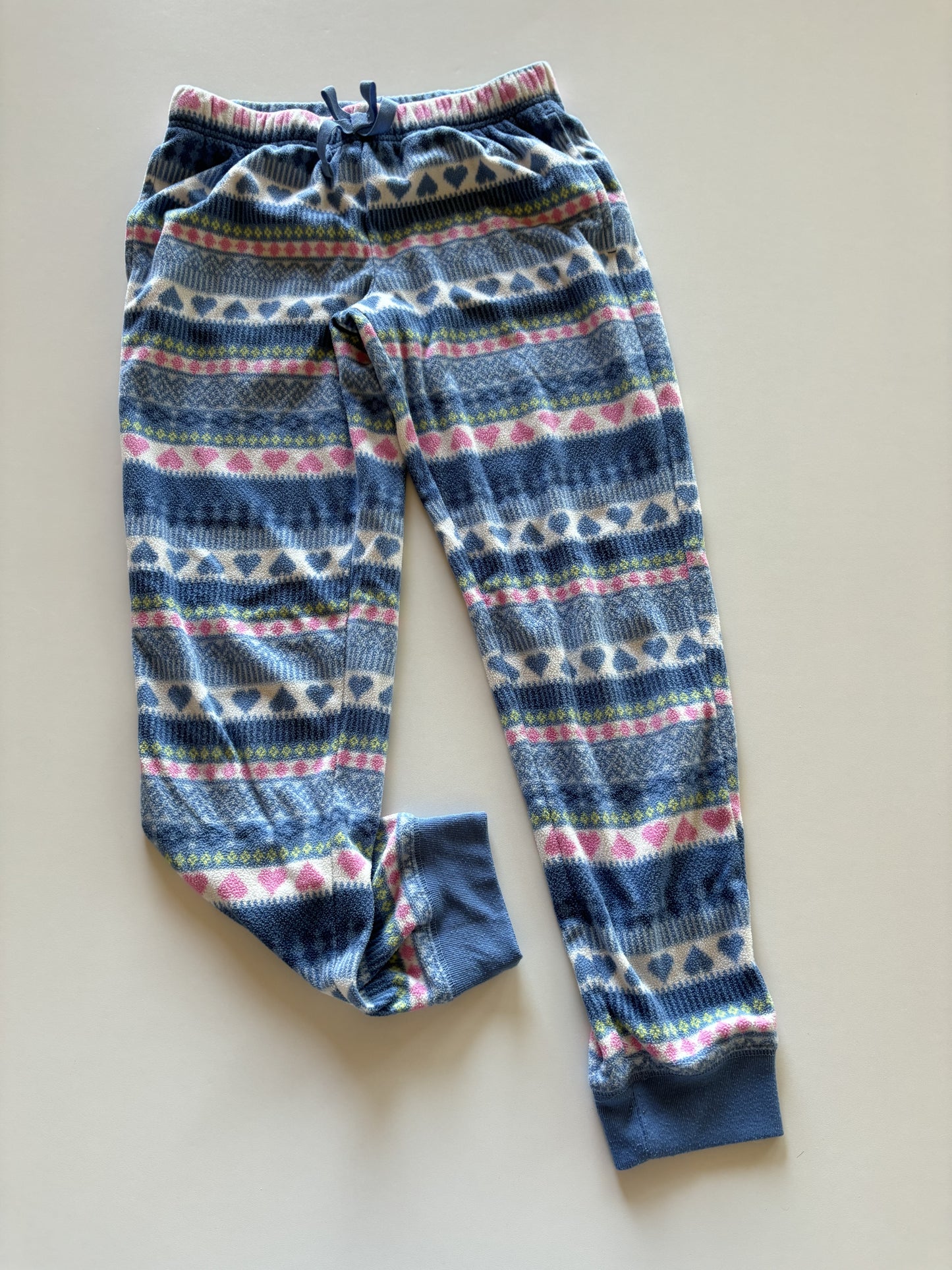 Blue Fairisle Fleece Joggers