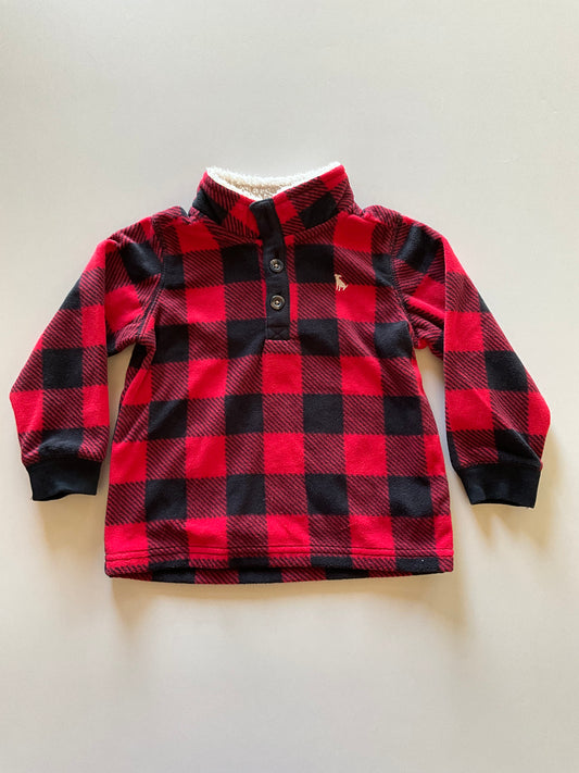 Buffalo Plaid Fleece Pullover