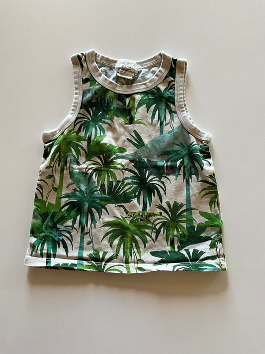 Dinosaur Palm Trees Tank