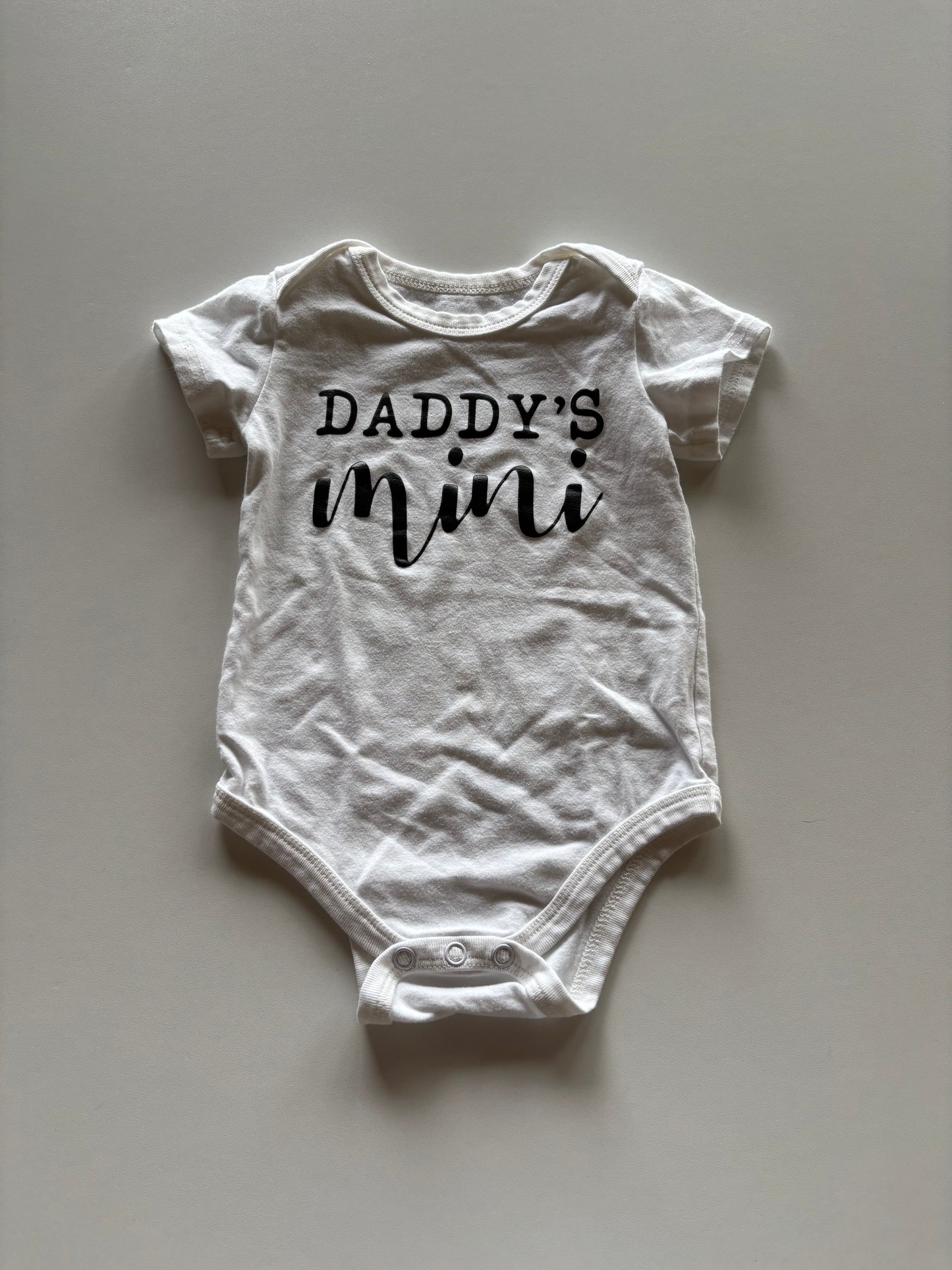 White Daddy's Mini Onesie