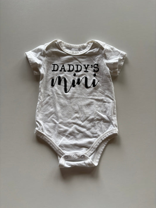 White Daddy's Mini Onesie