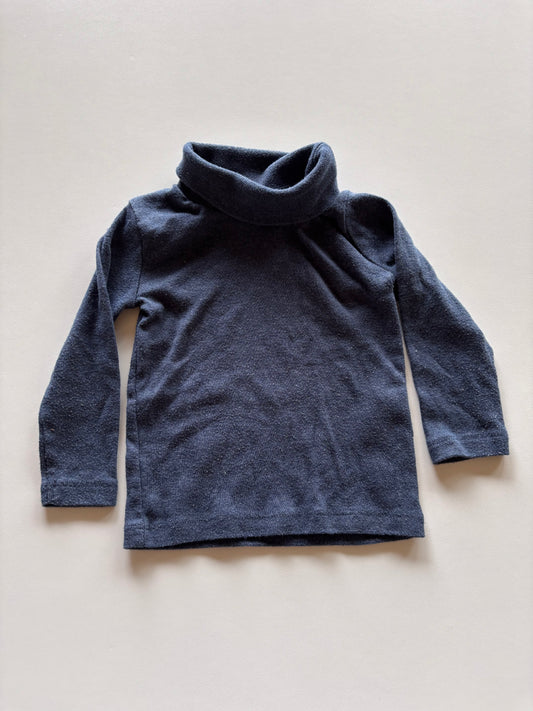 Navy Turtleneck Sweater