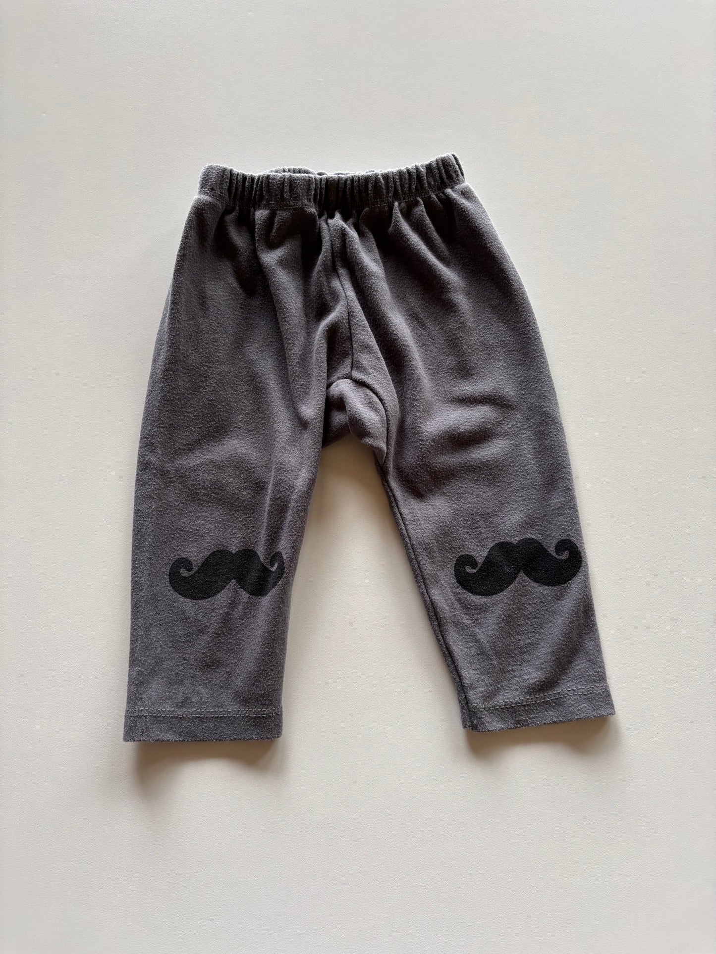 Grey Mustache Pants