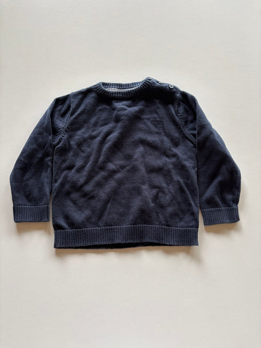 Navy Crewneck Sweater