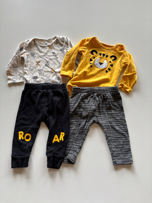 4pc Mix & Match Tiger Set