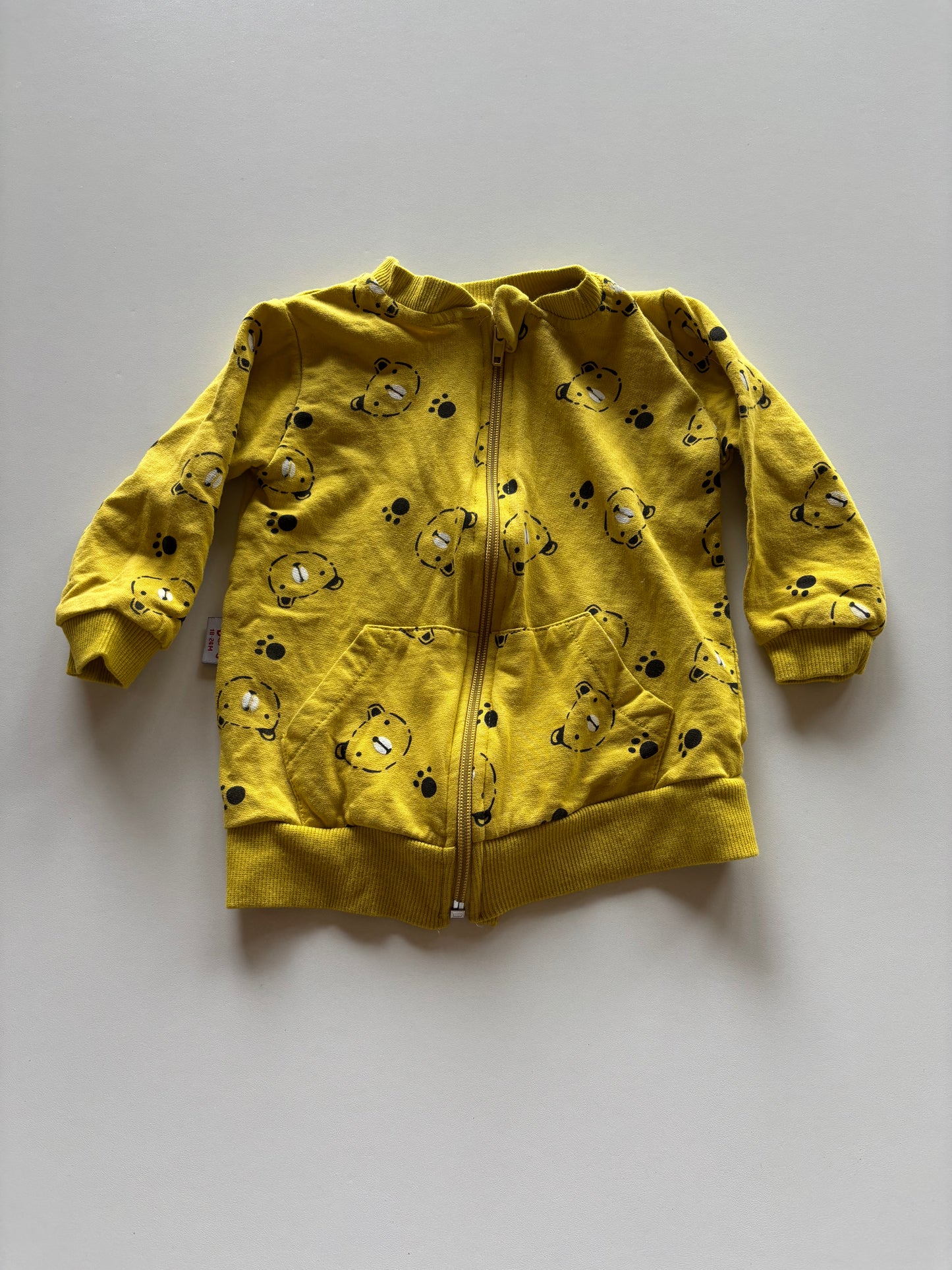 Yellow Cat Zip Up