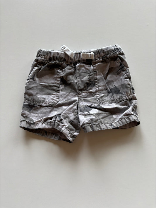Grey Camo Sharks Shorts