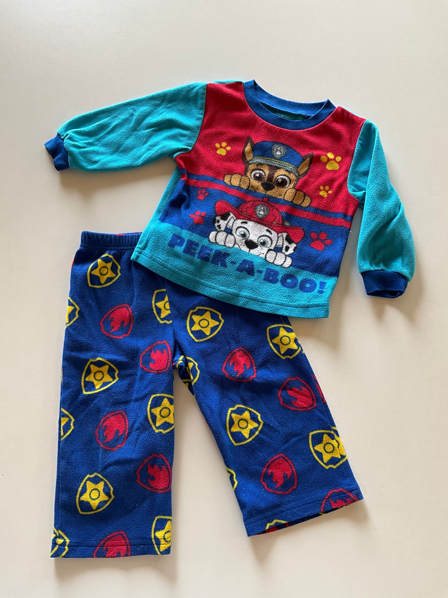 2pc Fleece Paw Patrol Pajamas