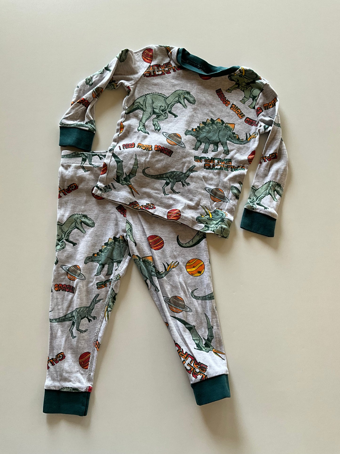 2pc Dinosaur Pajamas