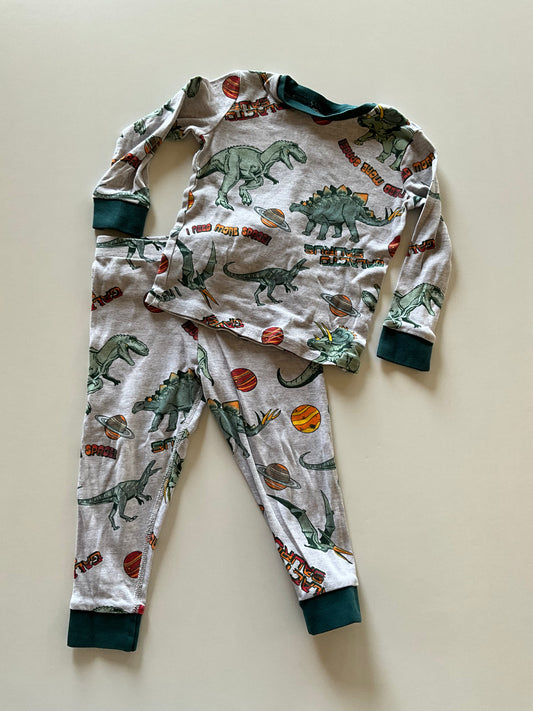 2pc Dinosaur Pajamas