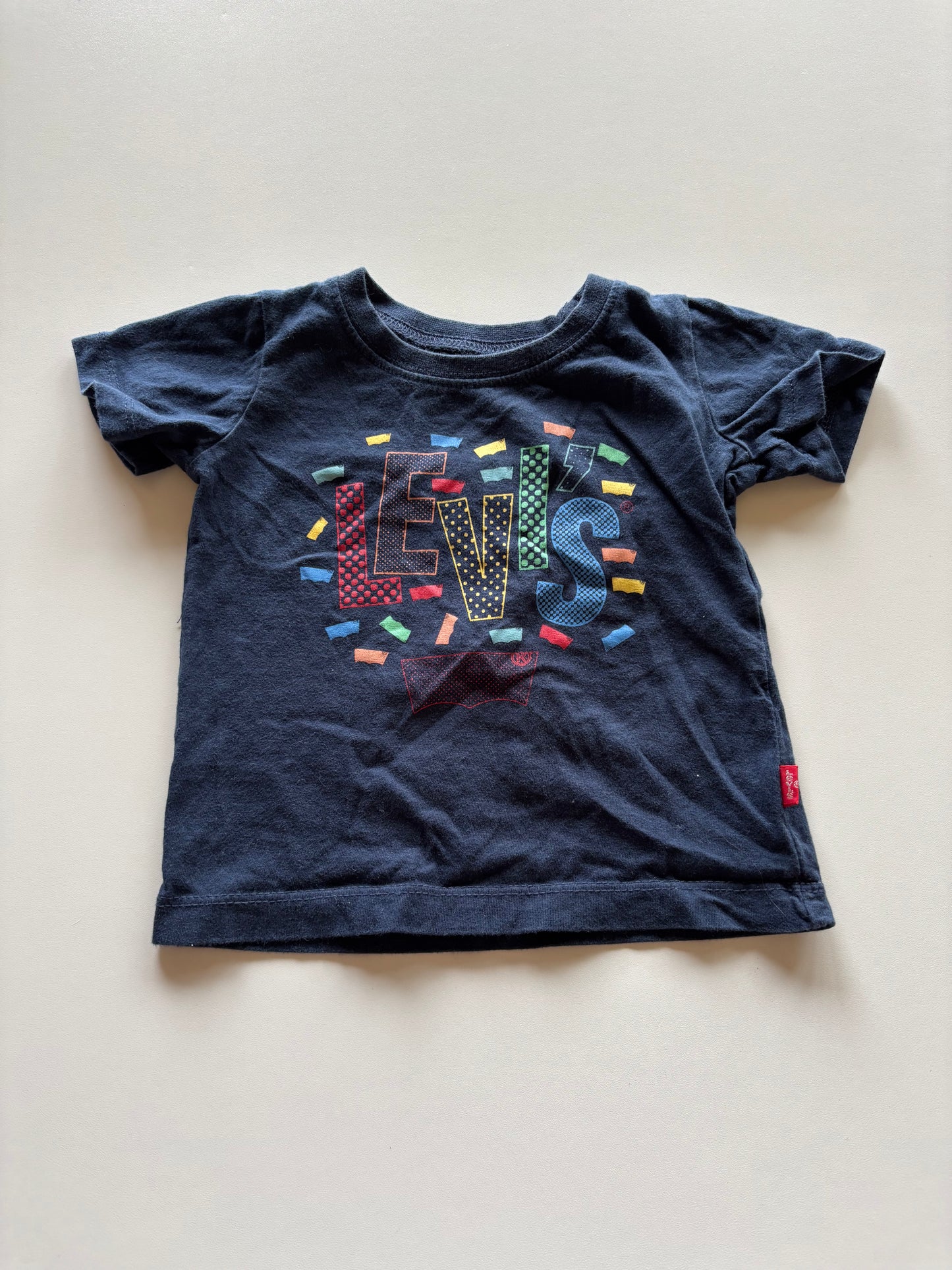 Navy Colourful Levi's Tee