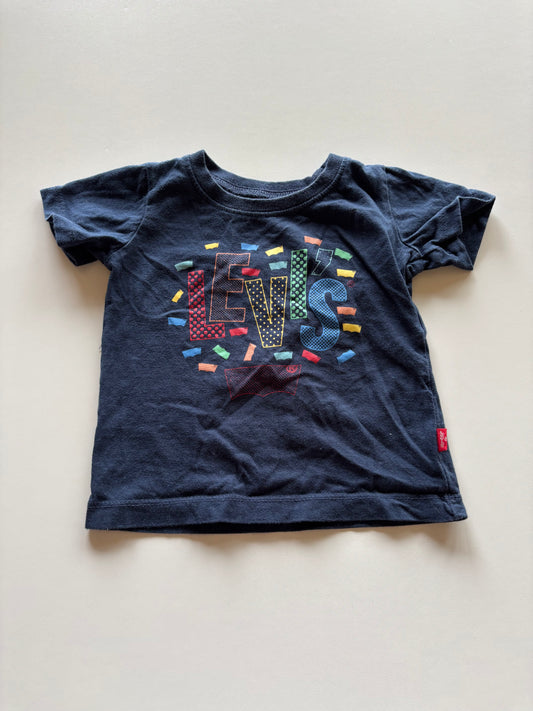 Navy Colourful Levi's Tee