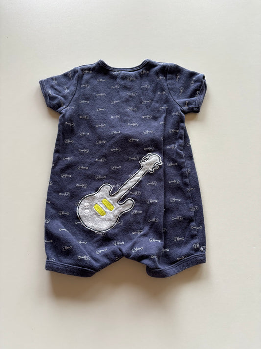 Navy Guitar Romper