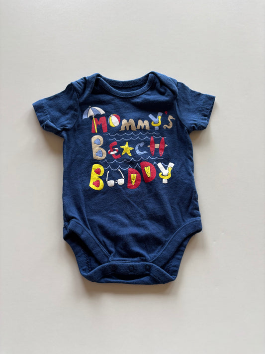 Blue Mommy's Beach Buddy Onesie