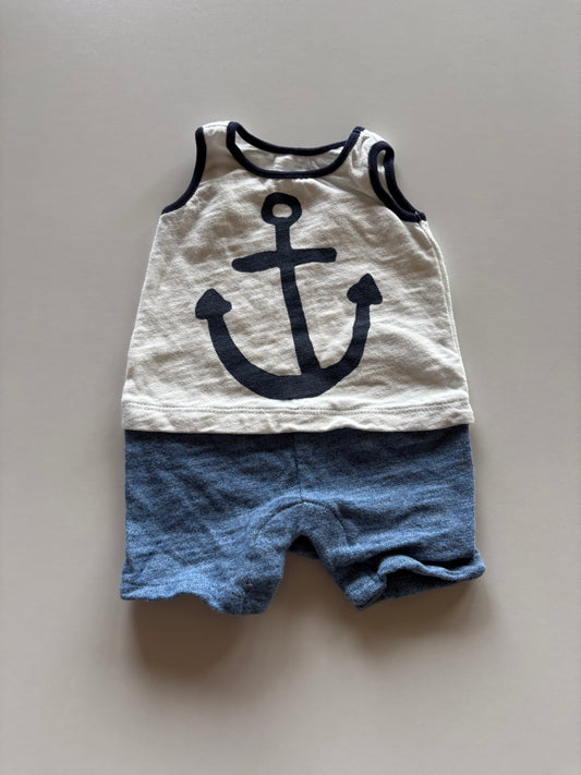 Anchor Romper